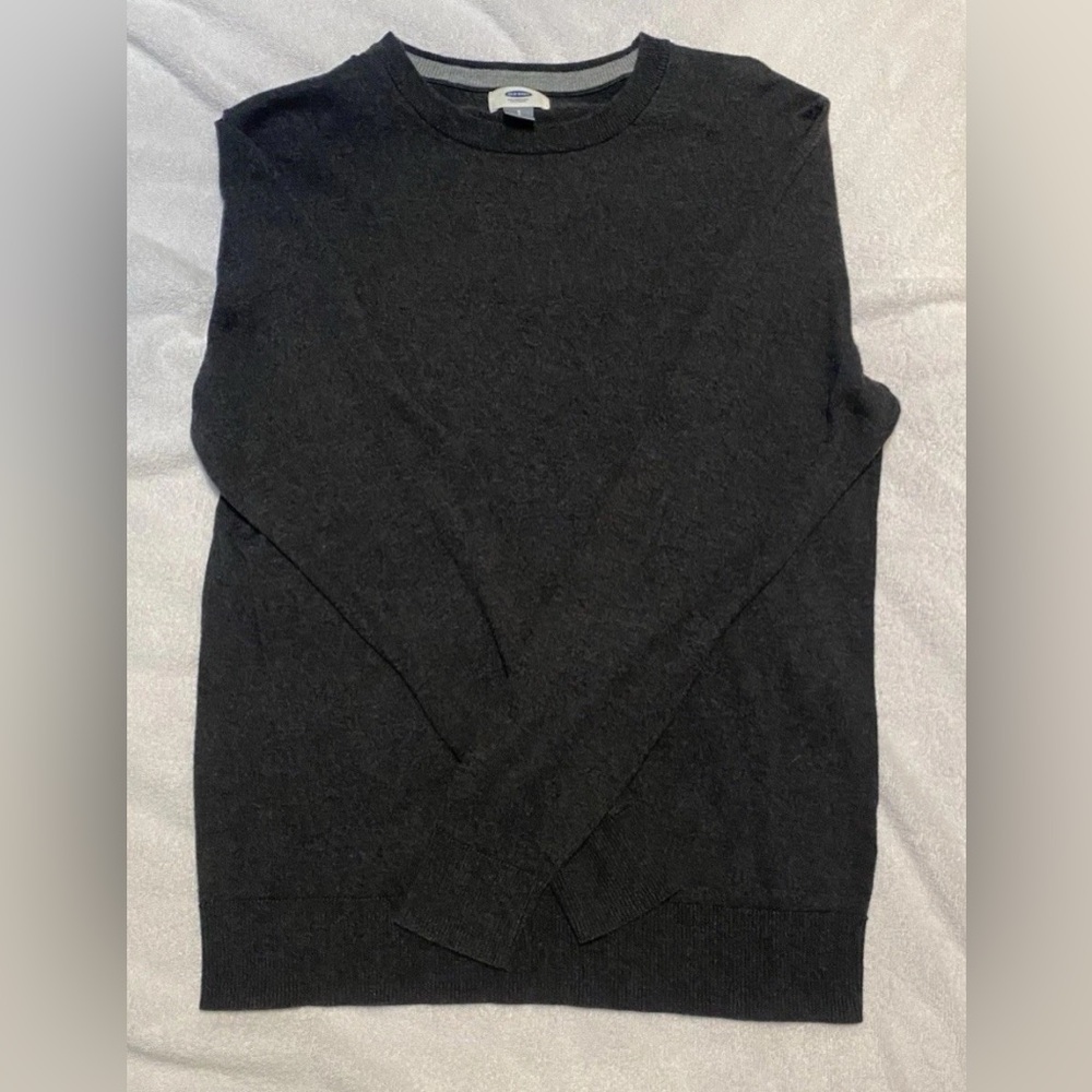 Old Navy Men's Crewneck Sweater - Dark Gray
